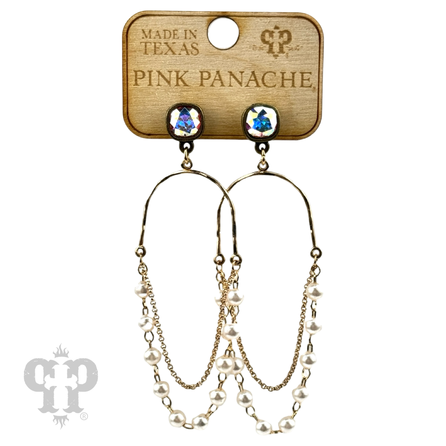 Pearl swing earring E117