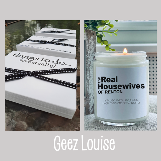 "In Defuniak we don't hide crazy" custom candle