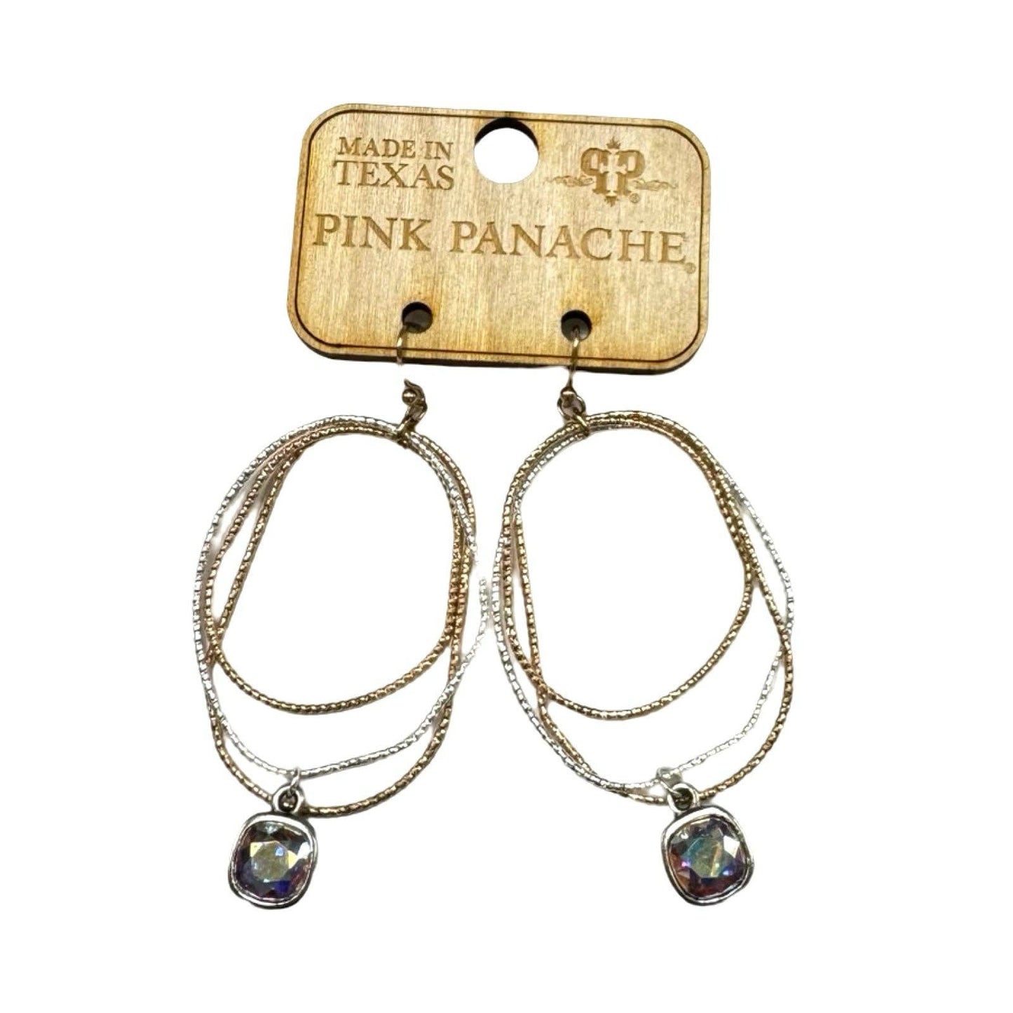 Oval earring E150