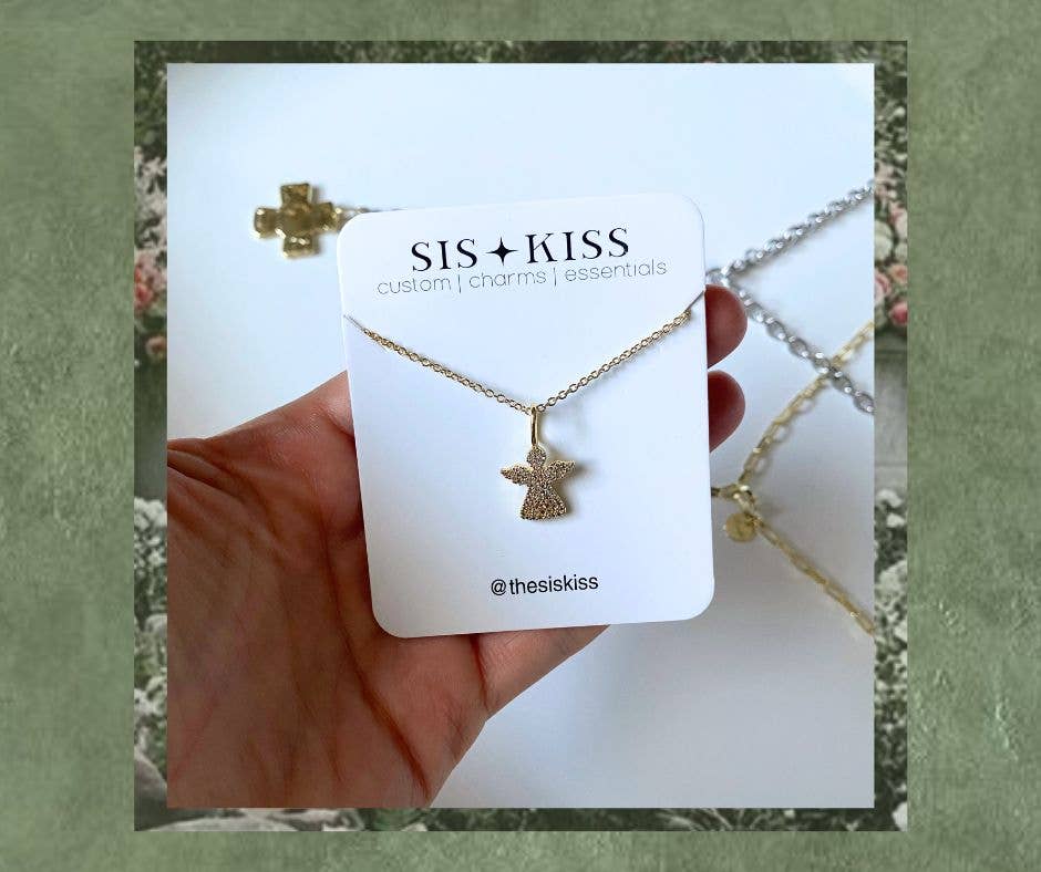Mini Guardian Angel Charm