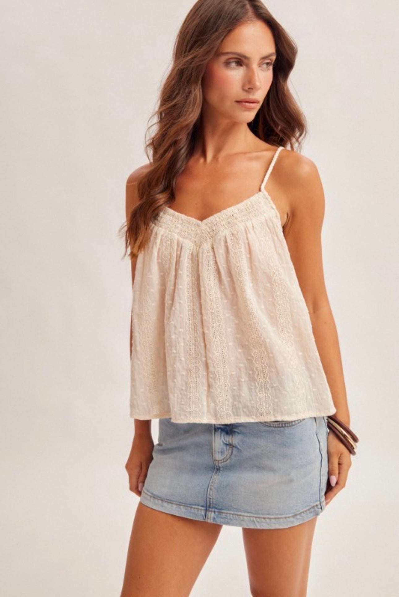 Braided strap swing top