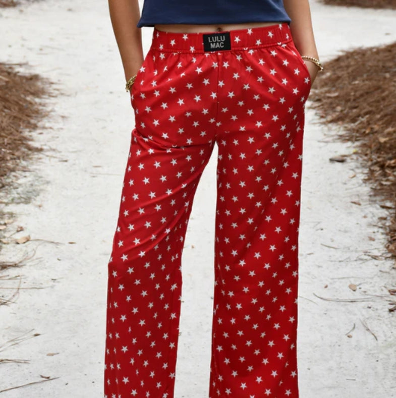 LM-PA-1002 RED STAR PANT