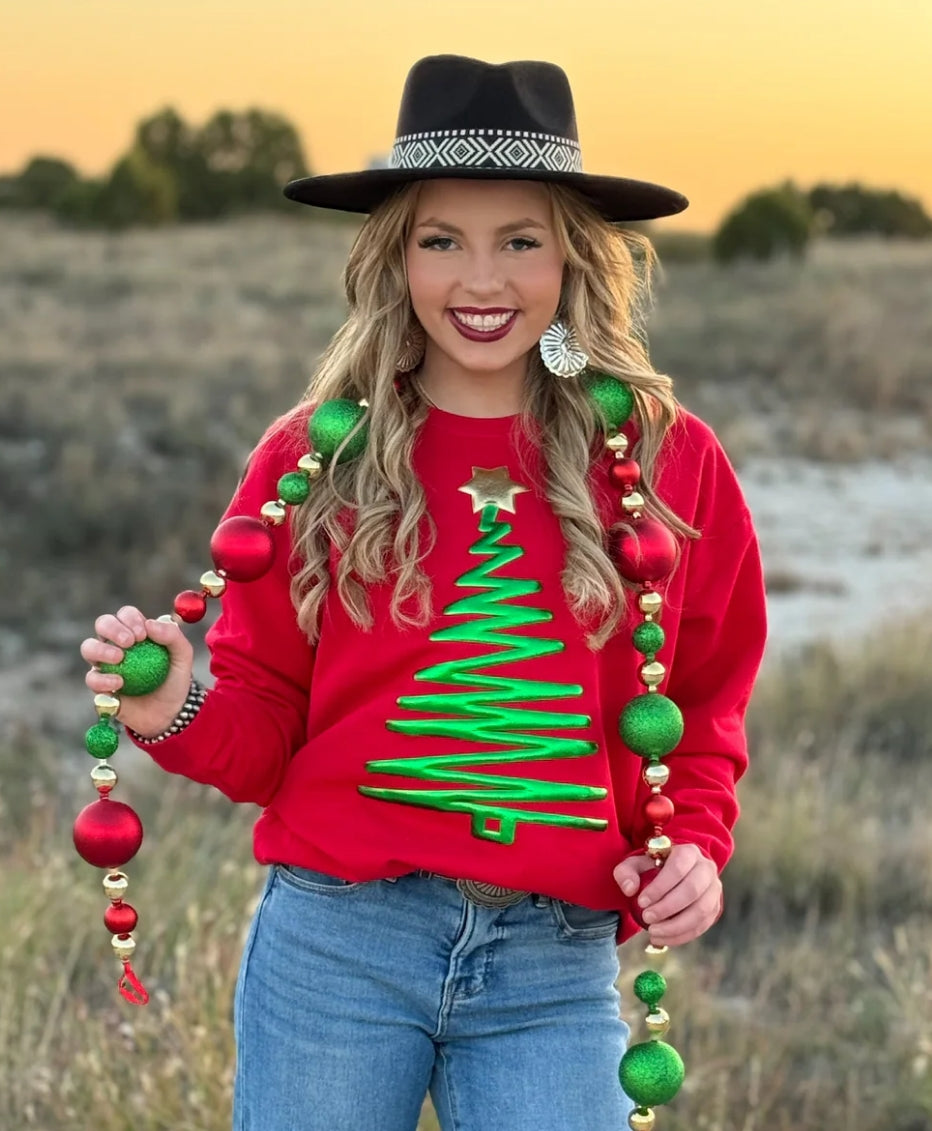Puff Christmas Tree Sweatshirt