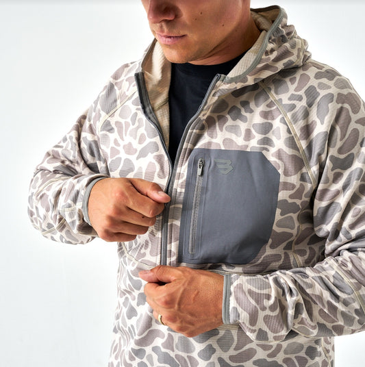 BLAZE TECH 1/4 ZIP - CLASSIC DEER CAMO