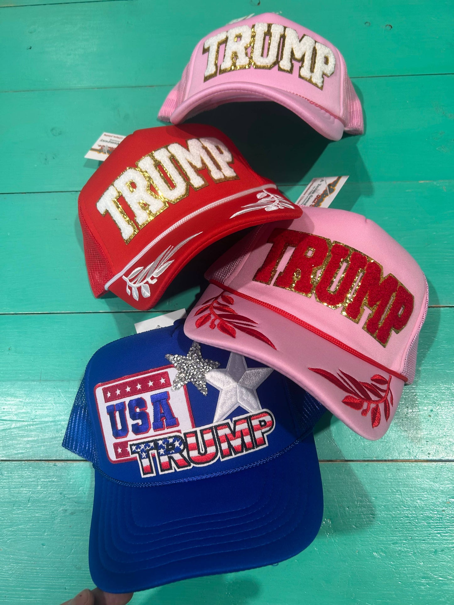 Chenille Trump Captain Hat
