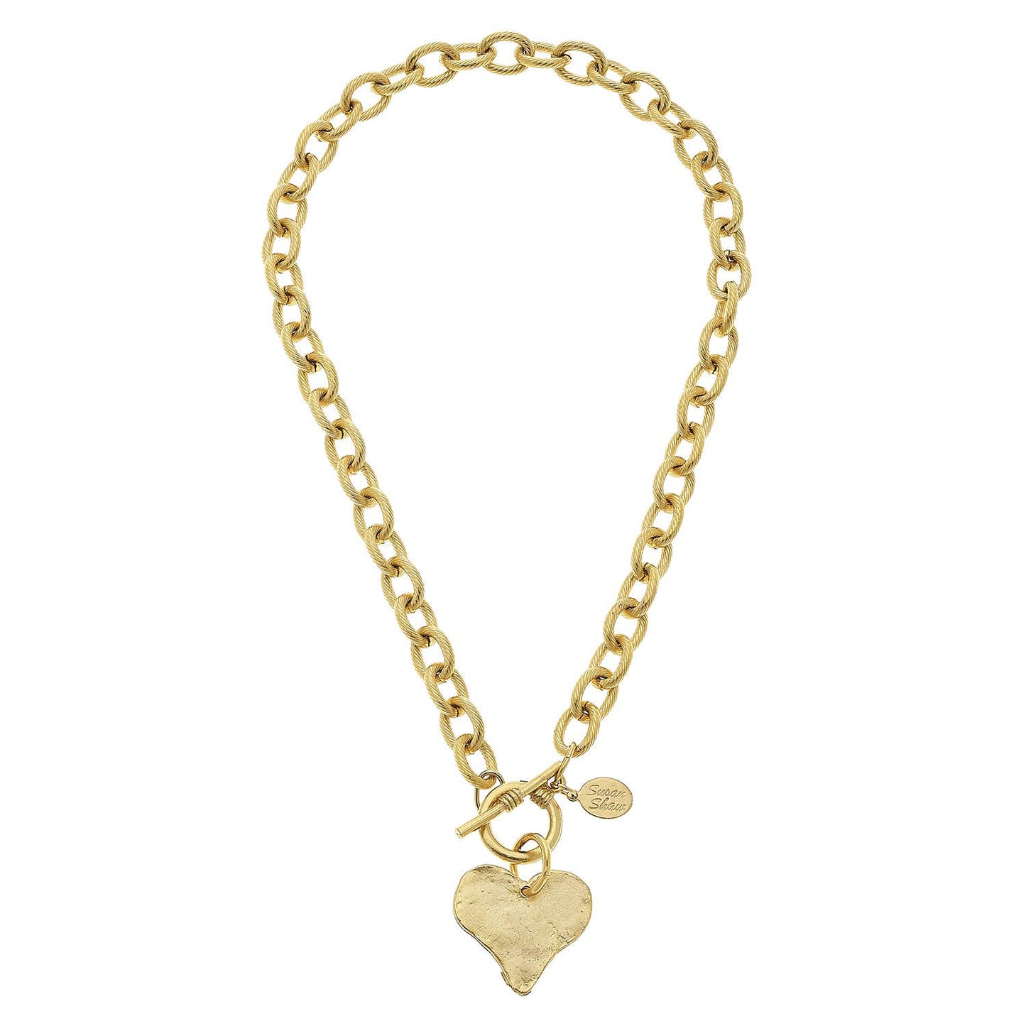 Susan Shaw - Heart Toggle Necklace