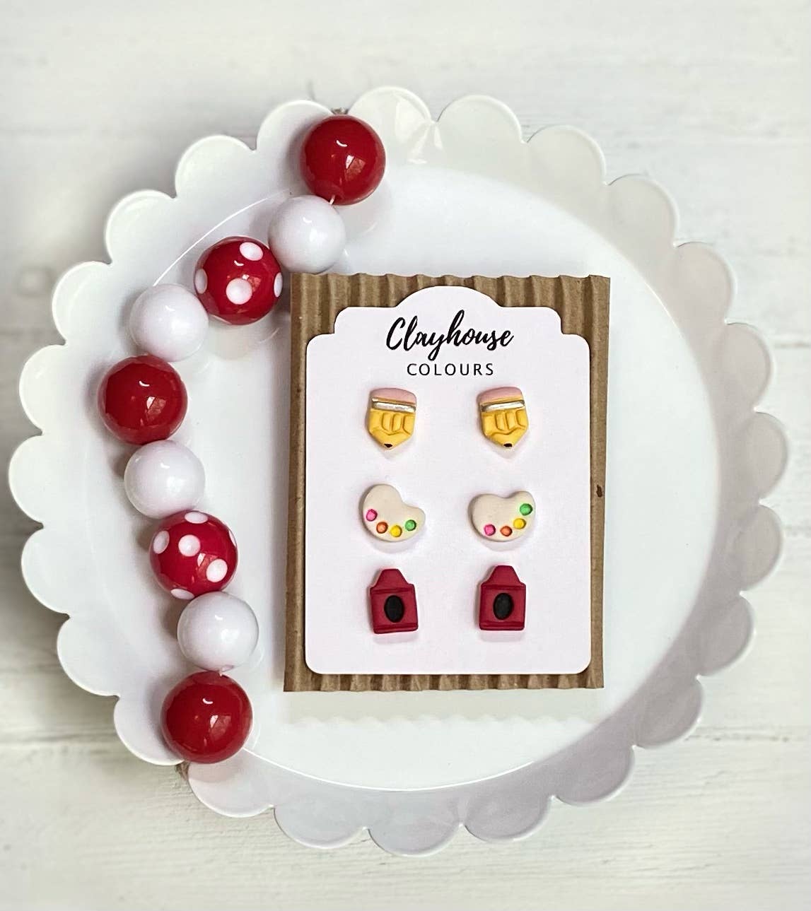 Clayhouse Colours - Teacher | School Earrings