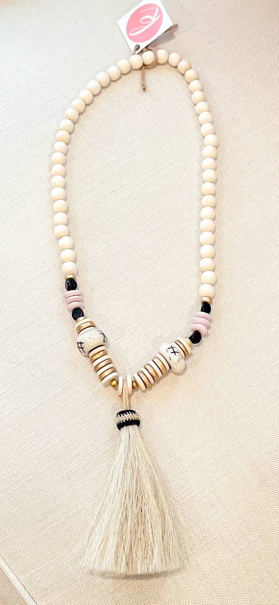 KyleLauren - Horse Hair Tassel Necklace