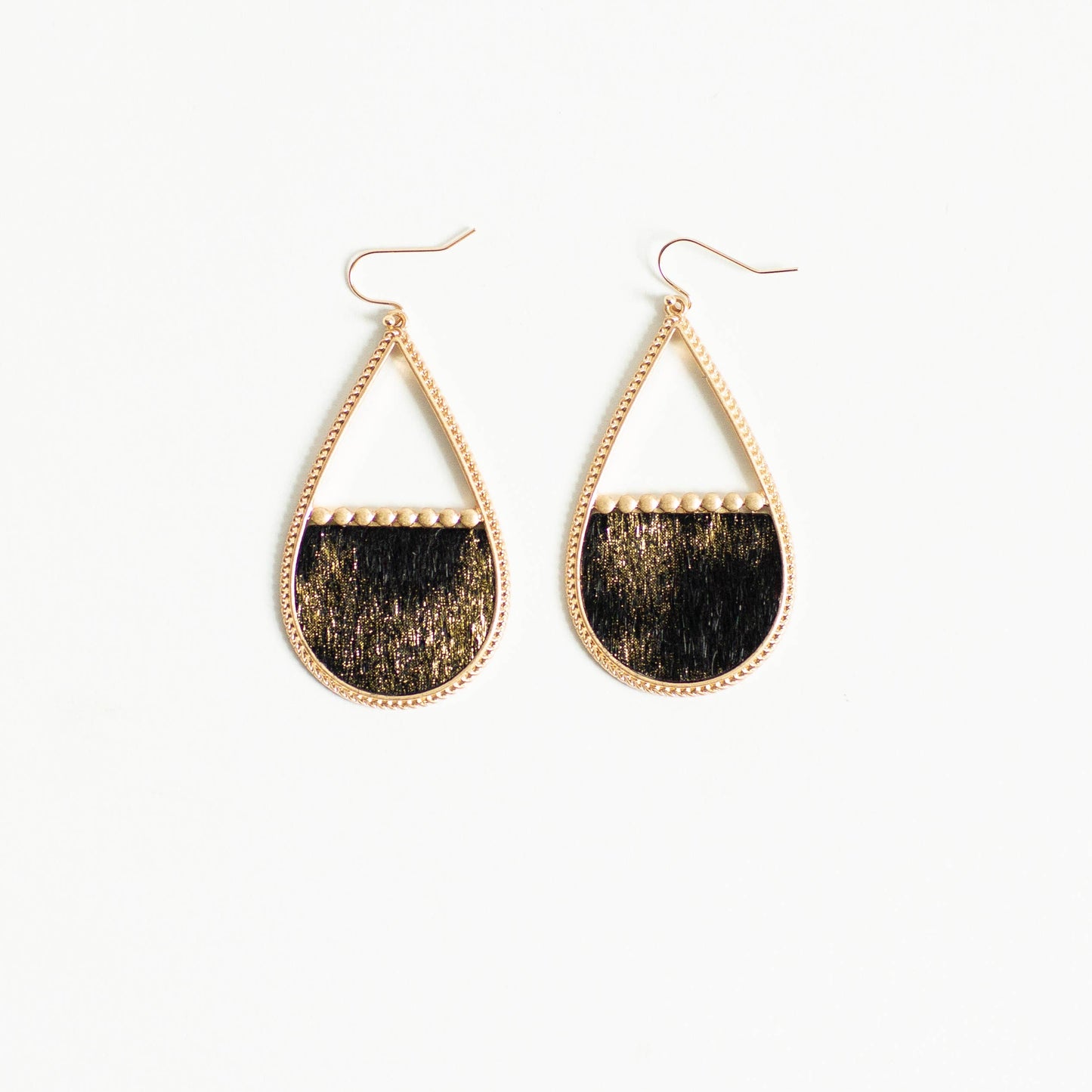 Funky Monkey Fashion - Emily Earring - Gold & Black