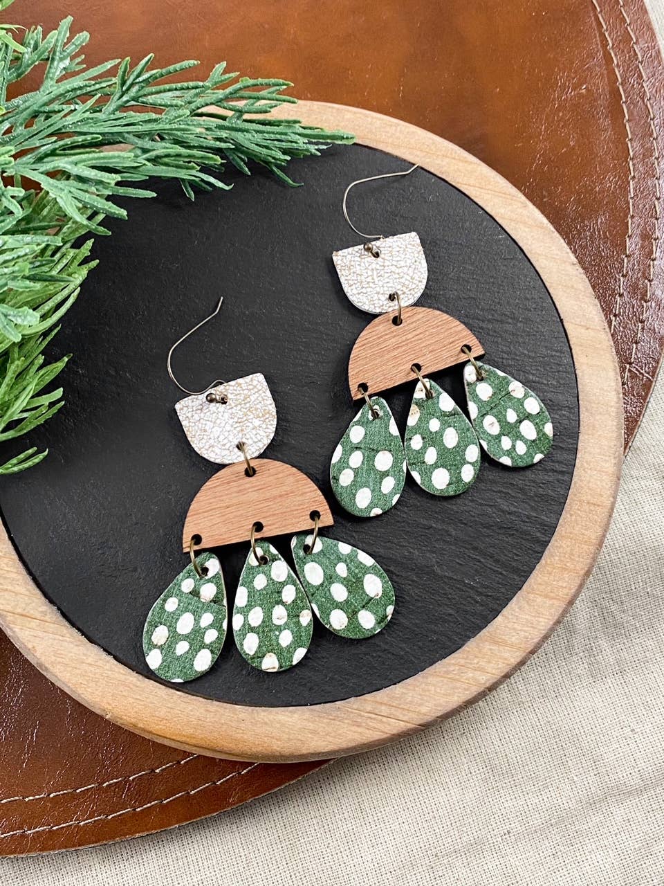 Anabelle+Oak - Olive Green Boho Chandeliers