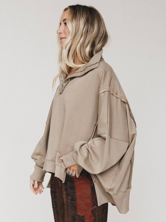 Three Bird Nest - Stay Soft Top - Brown