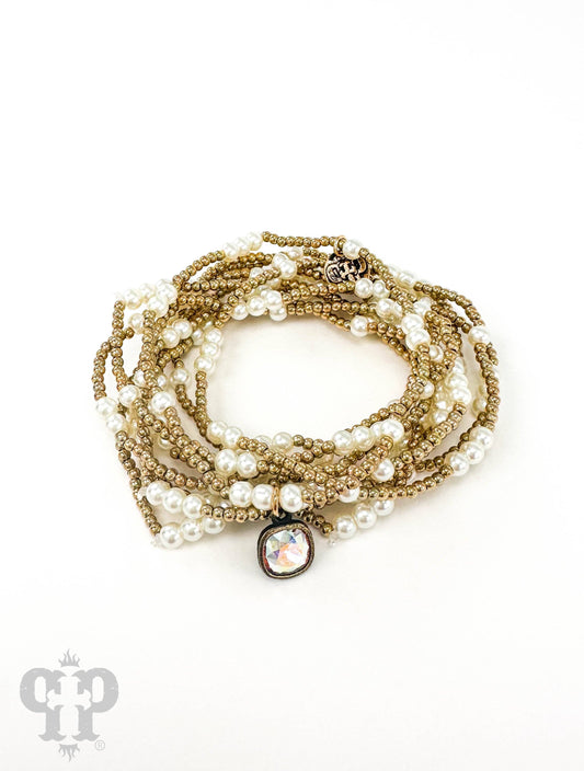 Ten strand bracelet set 1B362