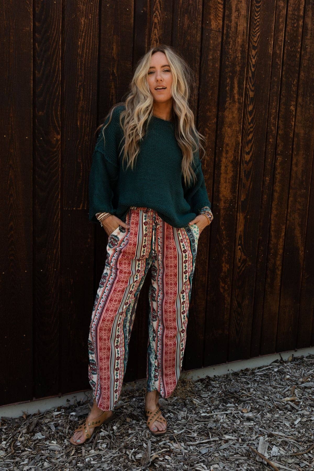 Staycation Wide Leg Drawstring Pant