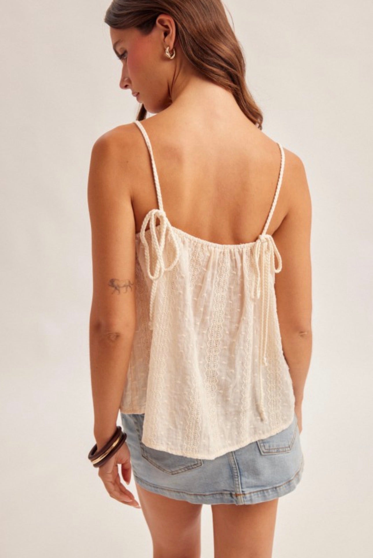 Braided strap swing top