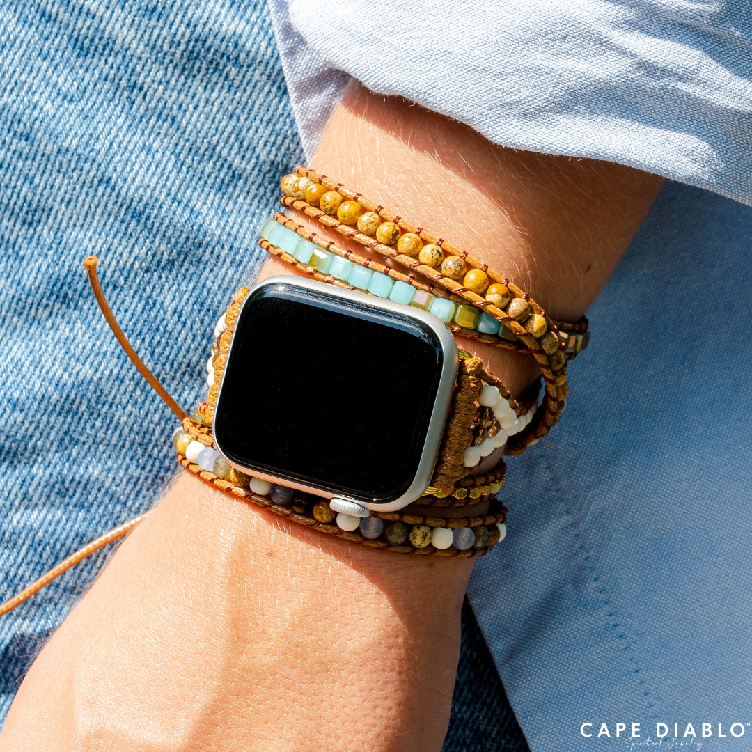 Cape Diablo - Azure Terra Jasper Apple Watch Strap