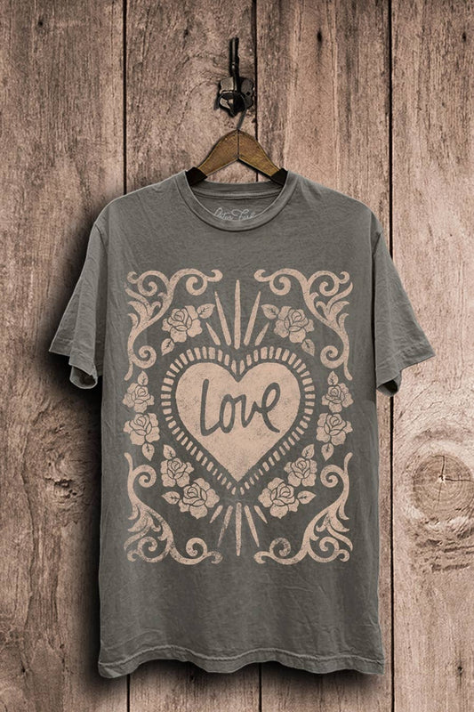 Love Floral Graphic Tee