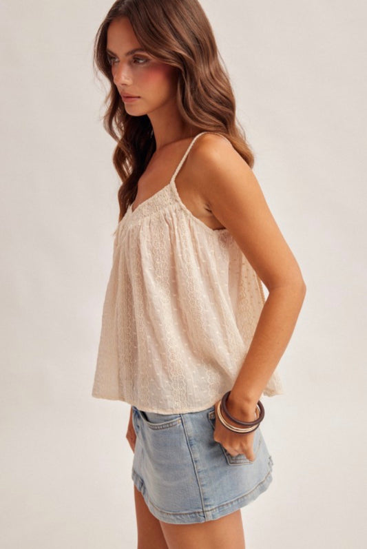 Braided strap swing top