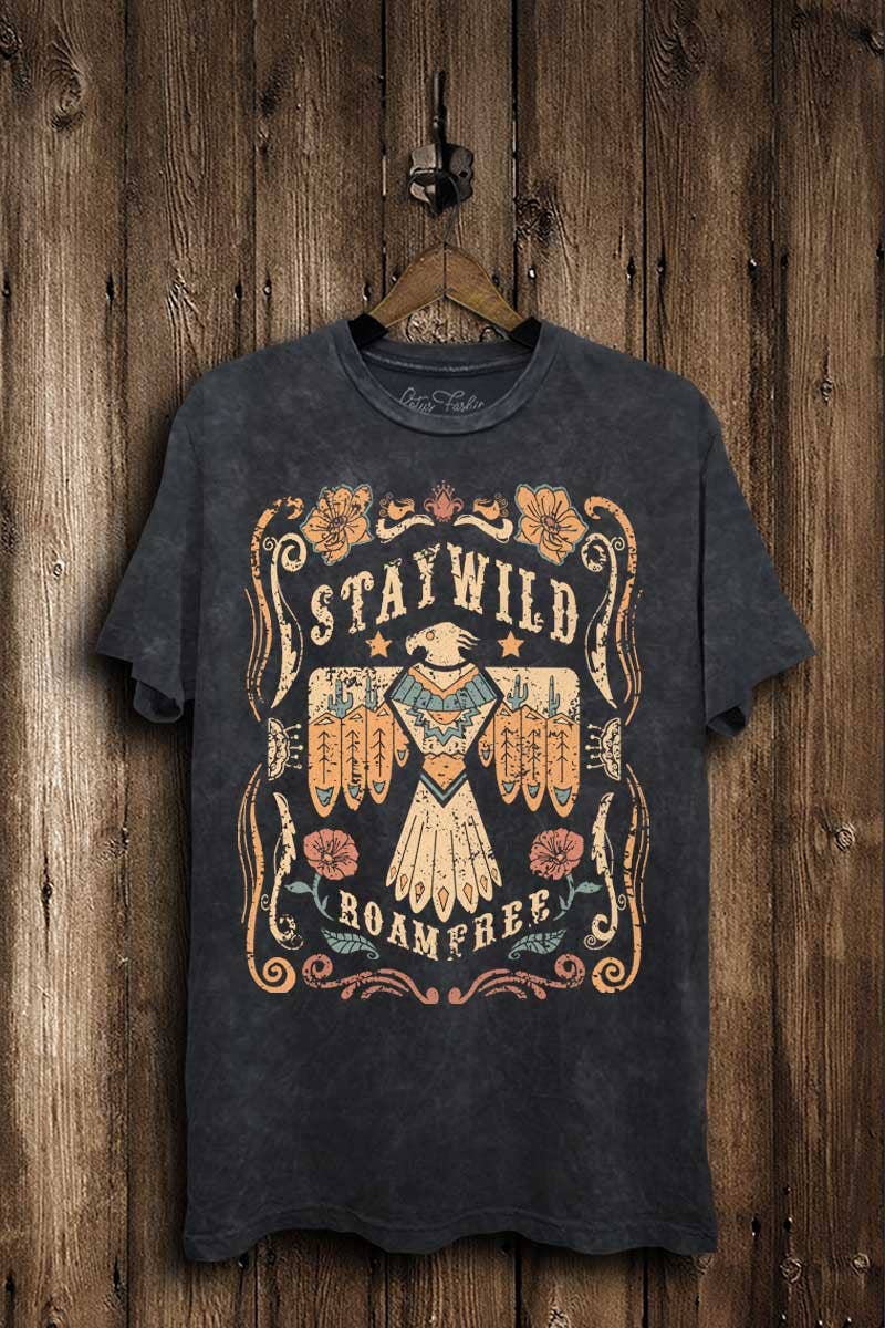 Stay Wild Roam Free Graphic Tee