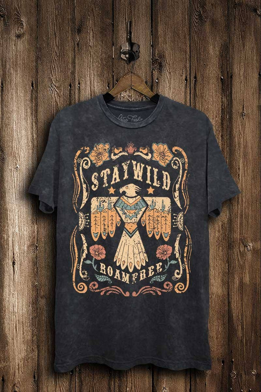 Stay Wild Roam Free Graphic Tee