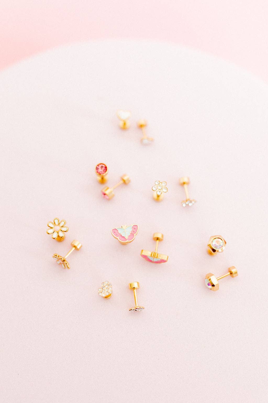 Screwback Stud Earrings - Blakely Butterfly