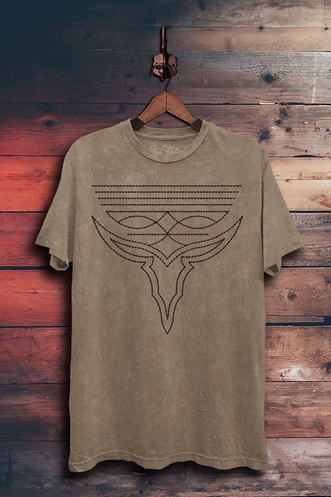 Western Boot Stitch Graphic Tee