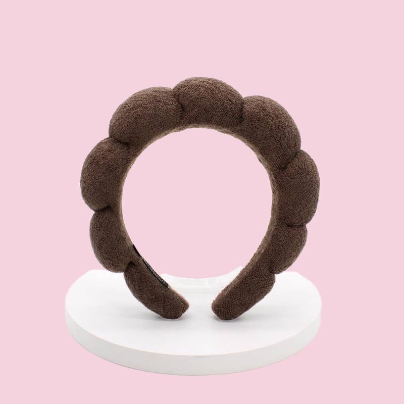 Terry Cloth Sponge Twist Headband