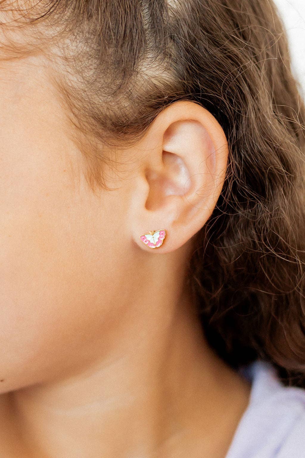 Screwback Stud Earrings - Blakely Butterfly