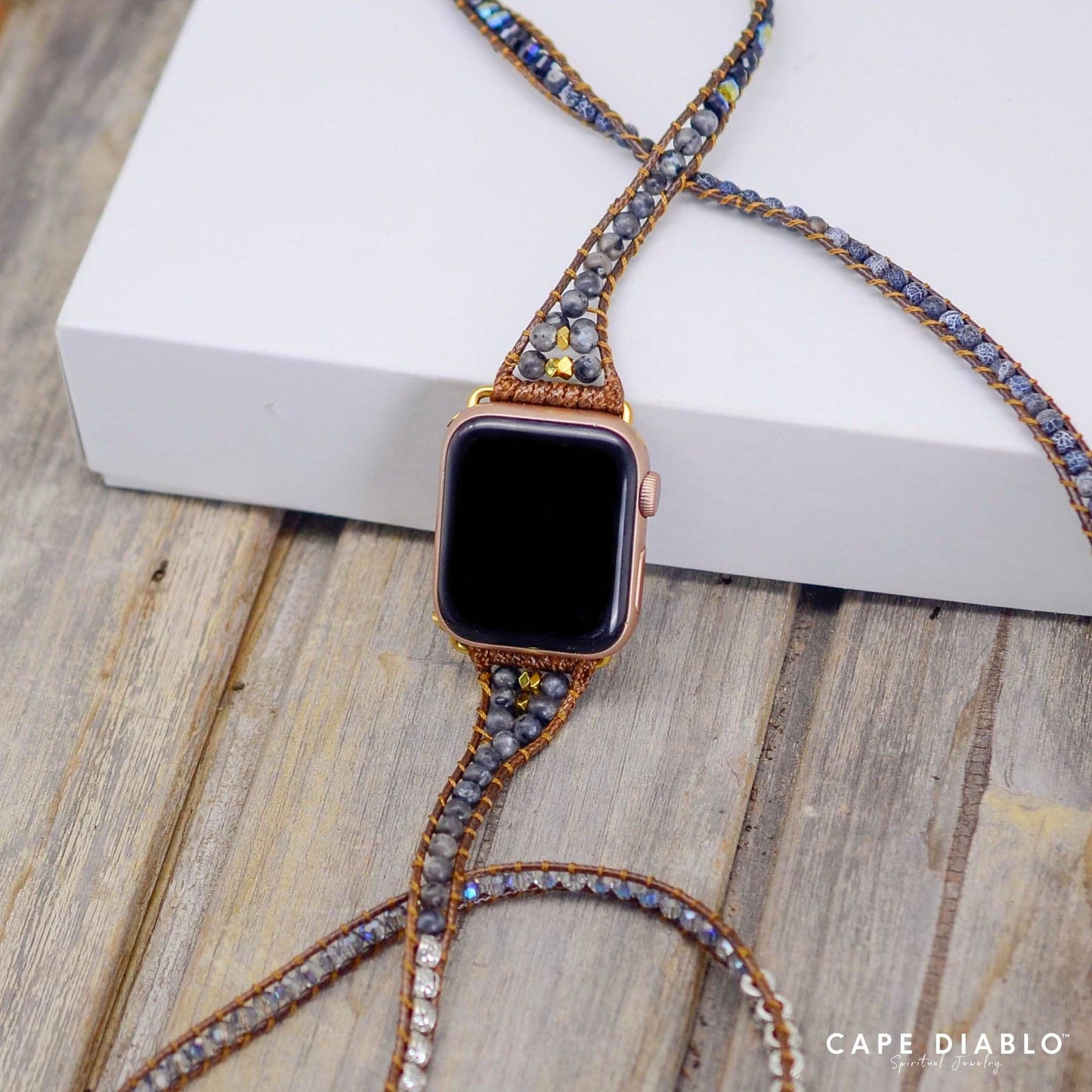 Cape Diablo - Onyx Moonlight Apple Watch Strap