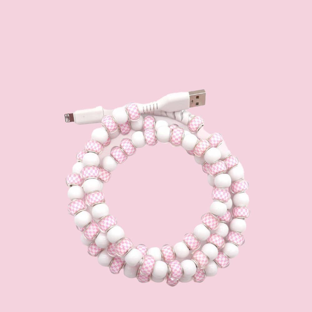 Beaded Data Cable 2 in 1