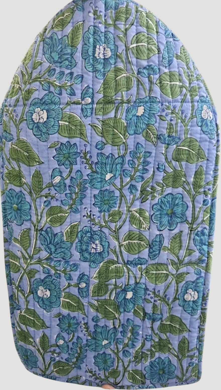 Tate Blue Floral Jewelry Pouch