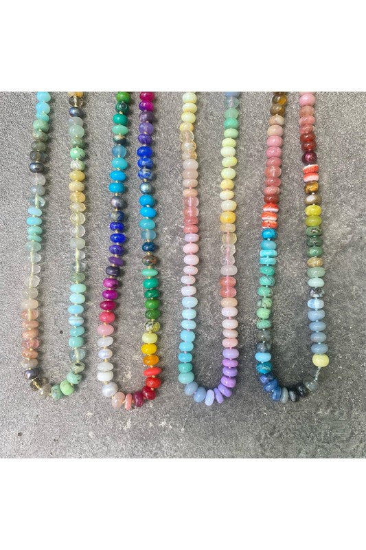 COLORFUL GLASS BEADED NECKLACE-01