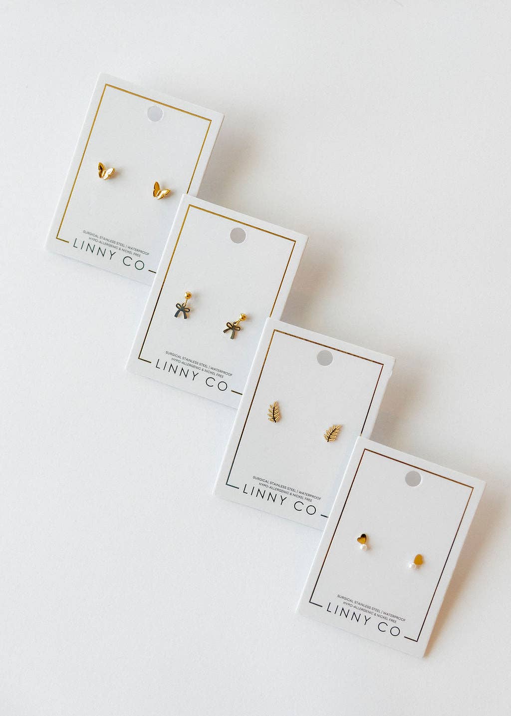 Screwback Stud Earrings - Bella Butterfly