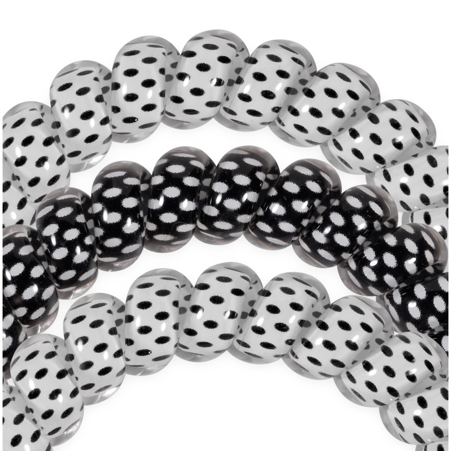 TELETIES - Polka Dot Party Large Hair Ties