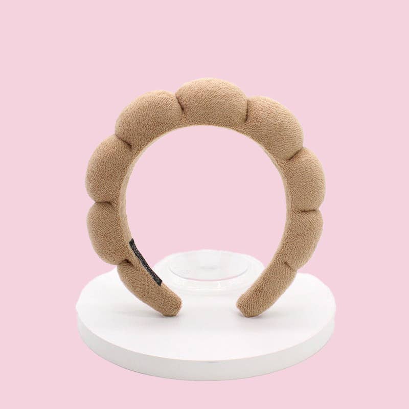 Terry Cloth Sponge Twist Headband