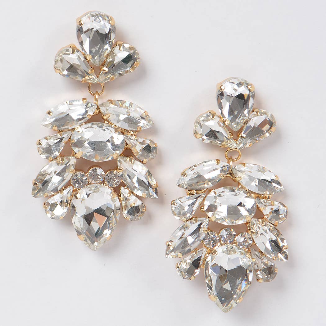 3AM BY H&D ACCESSORIES - Multi Stone Party Earring