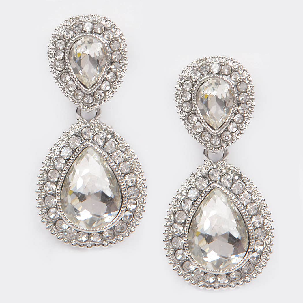 3AM BY H&D ACCESSORIES - Rhinestone Dangle Earring