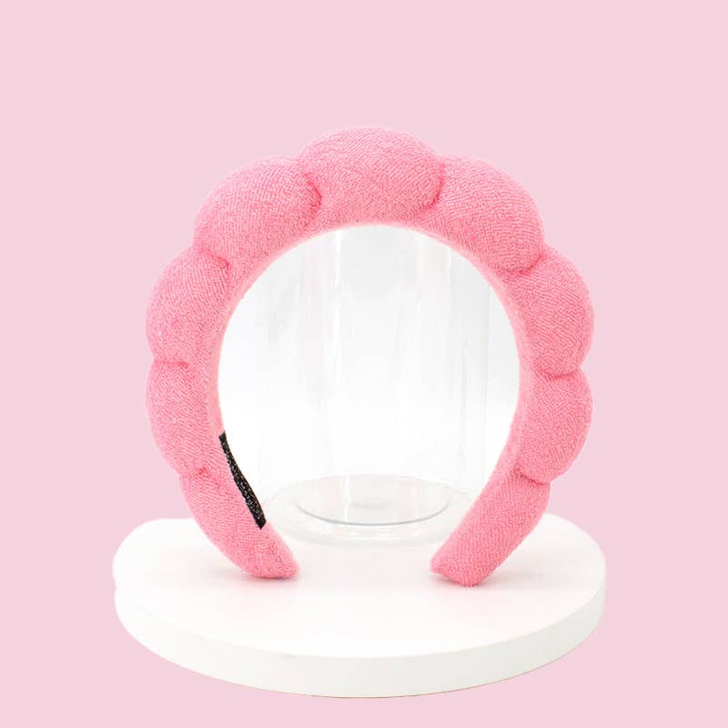 Terry Cloth Sponge Twist Headband