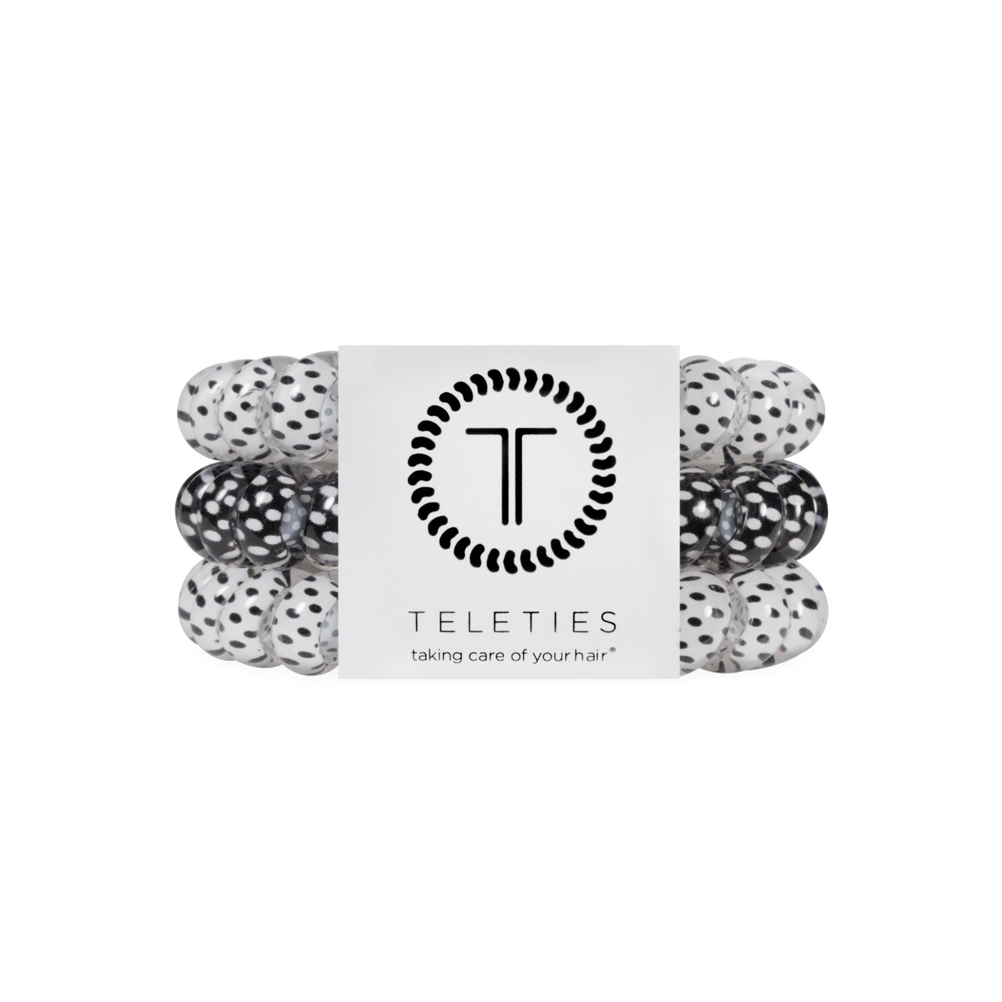 TELETIES - Polka Dot Party Large Hair Ties