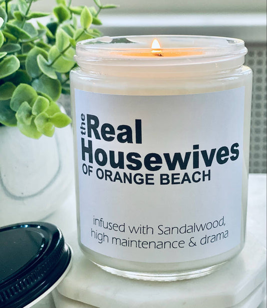 Real Housewives of Walton County custom candle
