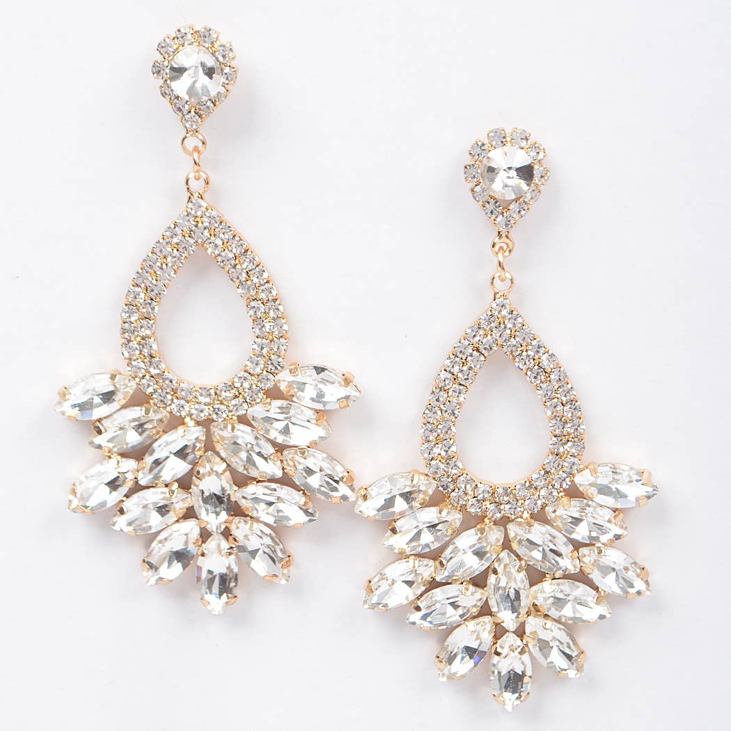 3AM BY H&D ACCESSORIES - Rhinestone Dangle Earring