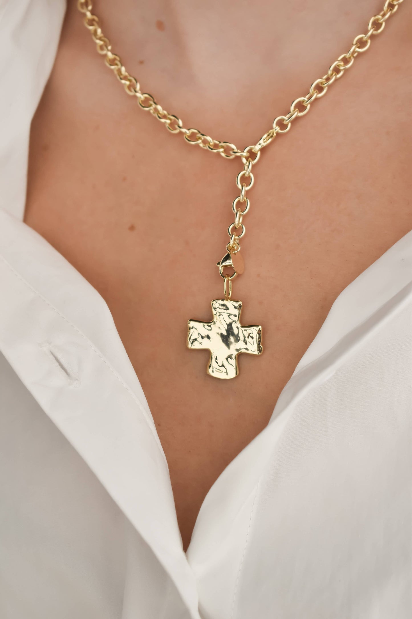 Gallery Double Clasp Necklace