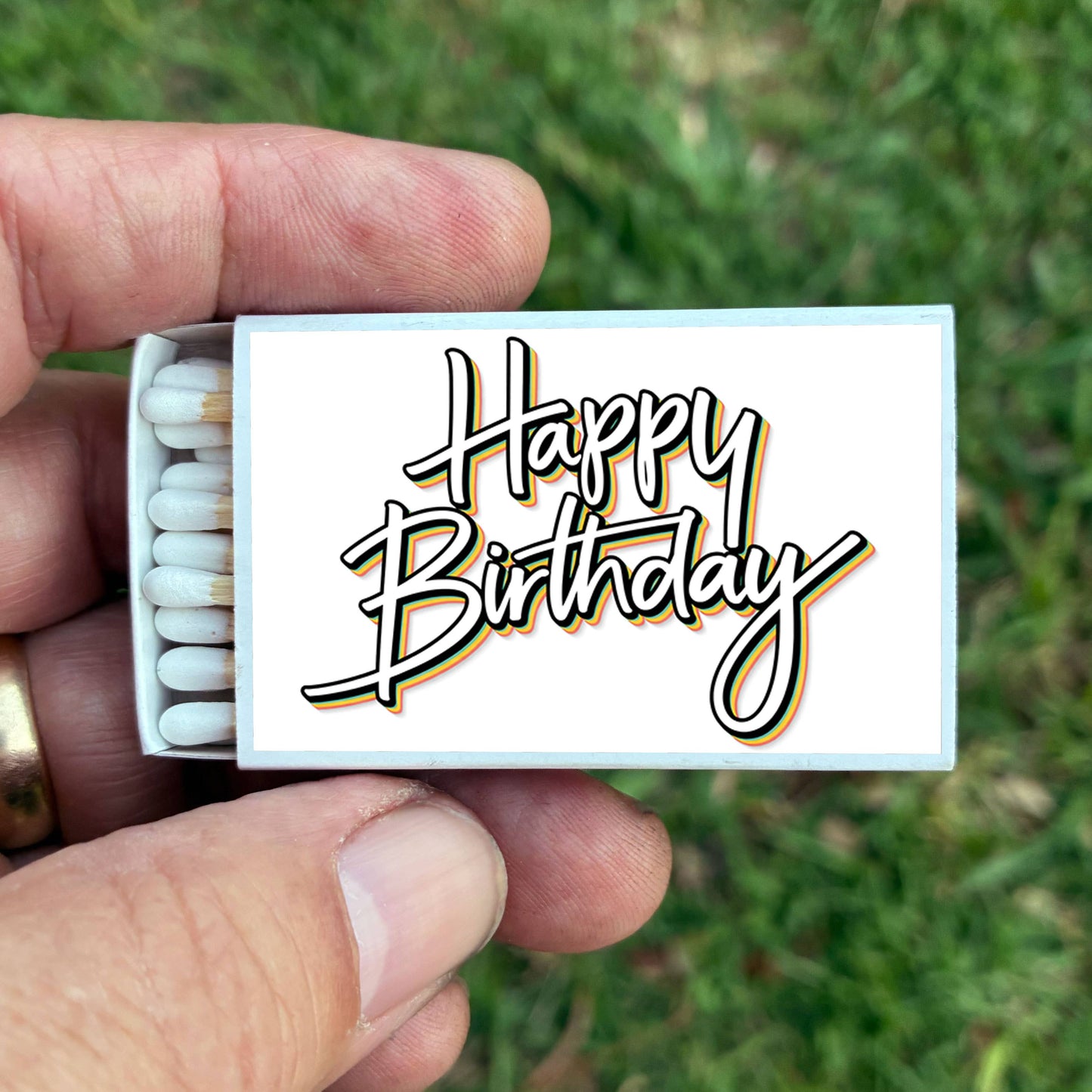 Matches • Happy Birthday • Home Decor for Candles & Incense