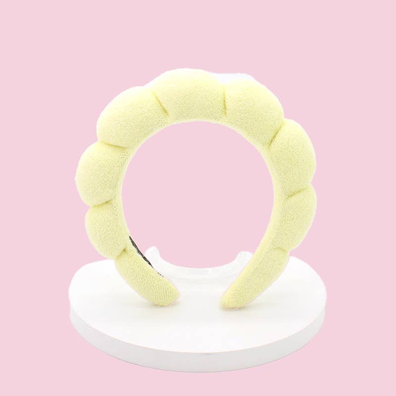 Terry Cloth Sponge Twist Headband