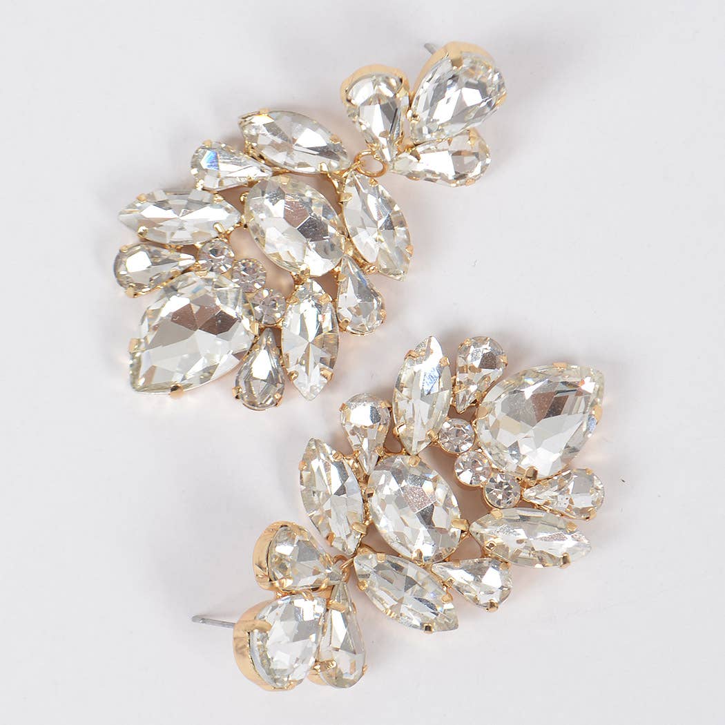 3AM BY H&D ACCESSORIES - Multi Stone Party Earring