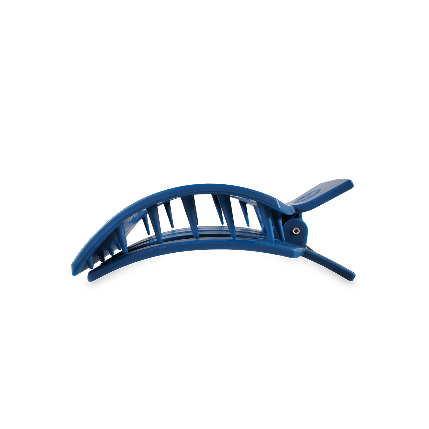 TELETIES - Square Flat Hair Clip | Med. | Midnight Rain