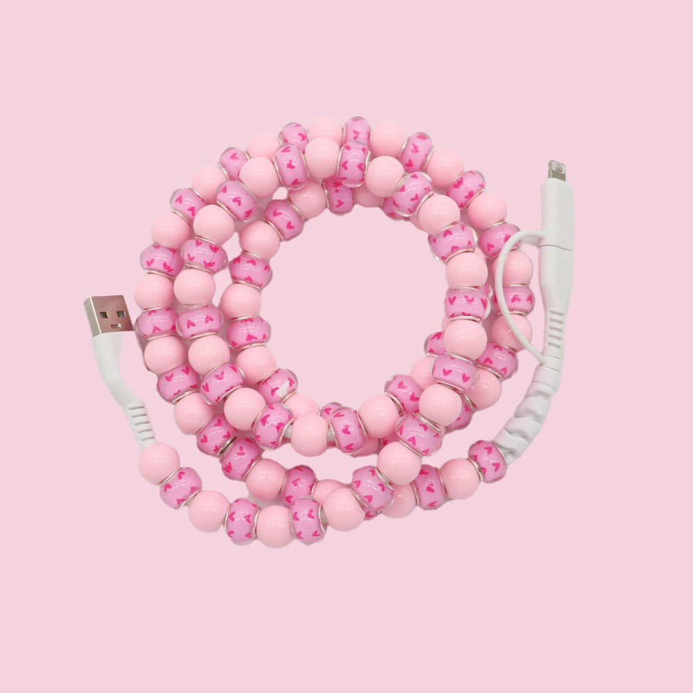 Beaded Data Cable 2 in 1