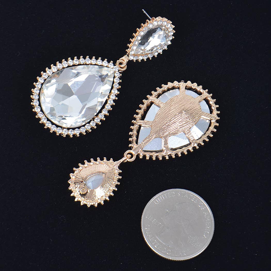 3AM BY H&D ACCESSORIES - Rhinestone Dangle Earring