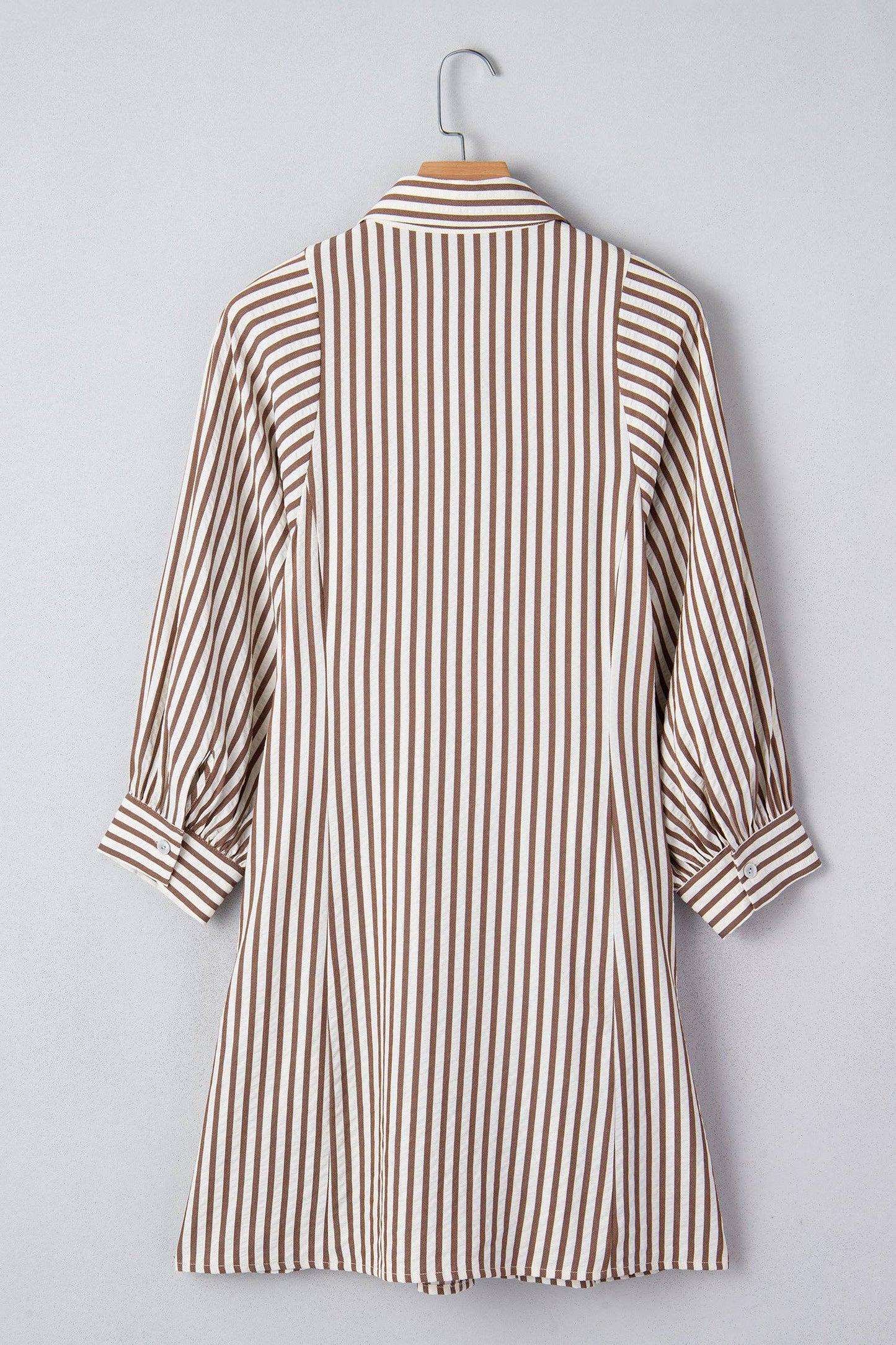 Selena Knot Waist Dress-Brown