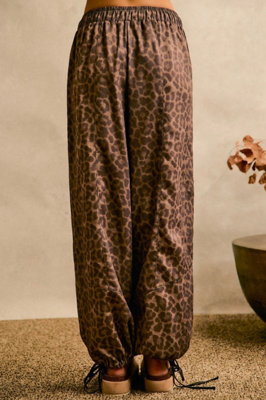 Leopard balloon pant
