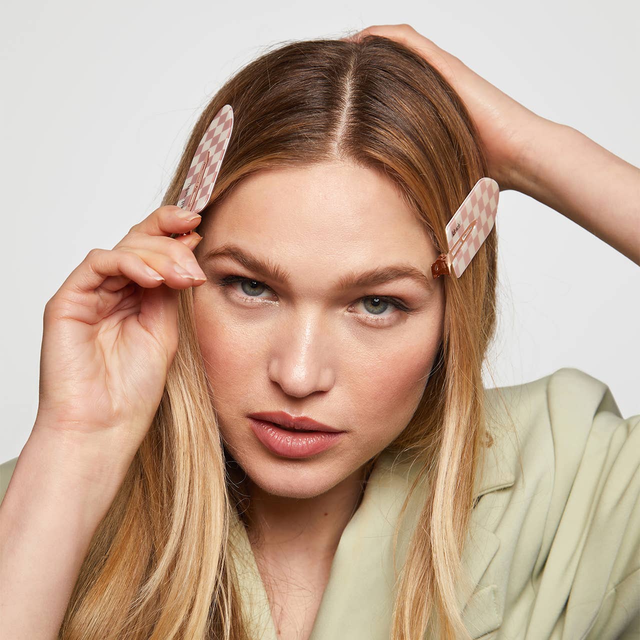 Creaseless Clips 2pc Set -Terracotta